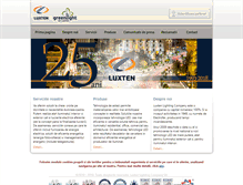 Tablet Screenshot of luxten.com